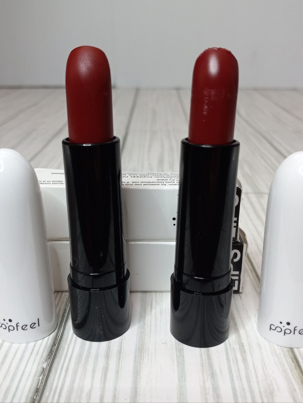 Popfeel Velvety Matte Deep Burgundy Lipsticks LB05